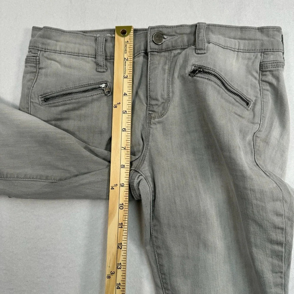 Dkny City Skinny Jeans Womens Size 2 Gray Wash Mid Rise Zipper Stretch - Picture 11 of 16